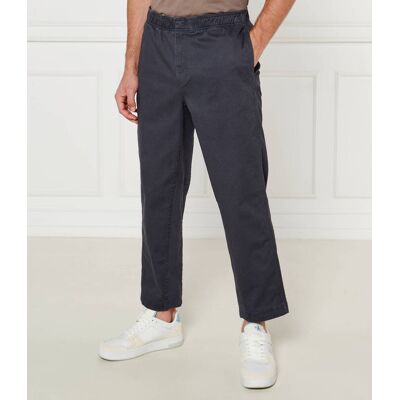 Calvin Klein Jeans Spodnie chino Relaxed fit grafitowy 33 Calvin Klein Jeans Spodnie chino Relaxed fit grafitowy 33