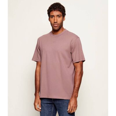 HUGO T-shirt Dapolino Relaxed fit różowy M HUGO T-shirt Dapolino Relaxed fit różowy M