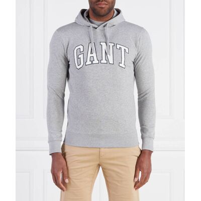 Gant Bluza Regular Fit szary S Gant Bluza Regular Fit szary S