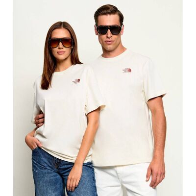 The North Face T-shirt Relaxed fit ecru XL The North Face T-shirt Relaxed fit ecru XL