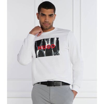 HUGO Bluza Duragol_U242 Regular Fit biały L HUGO Bluza Duragol_U242 Regular Fit biały L