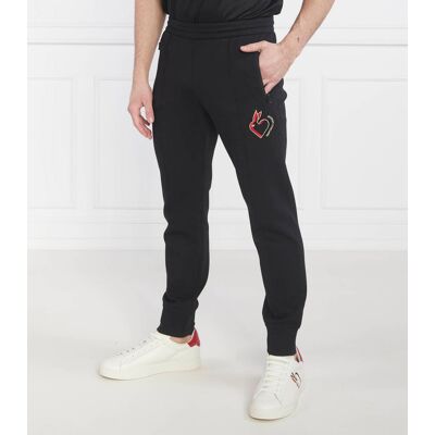 Giorgio Armani Emporio Armani Spodnie dresowe Regular Fit czarny S Giorgio Armani Emporio Armani Spodnie dresowe Regular Fit czarny S