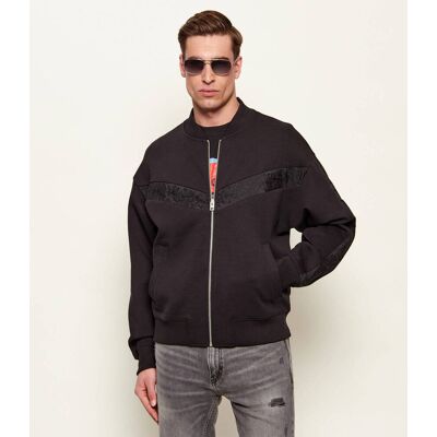 HUGO Kurtka bomber Dromzip Loose fit czarny L HUGO Kurtka bomber Dromzip Loose fit czarny L