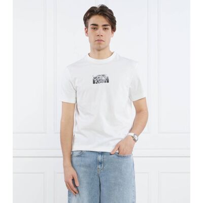 Calvin Klein T-shirt Slim Fit biały XXL Calvin Klein T-shirt Slim Fit biały XXL