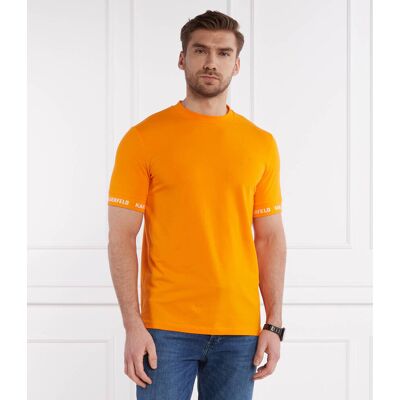 Karl Lagerfeld T-shirt Regular Fit pomarańczowy XXL Karl Lagerfeld T-shirt Regular Fit pomarańczowy XXL