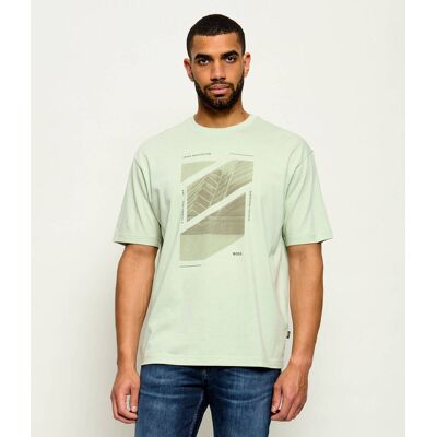 Boss ORANGE T-shirt Te_Journey Loose fit miętowy M Boss ORANGE T-shirt Te_Journey Loose fit miętowy M