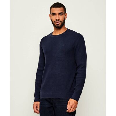 Calvin Klein Sweter Regular Fit granatowy XXL Calvin Klein Sweter Regular Fit granatowy XXL