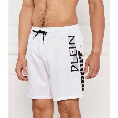 Plein Sport Szorty kąpielowe Regular Fit biały L Plein Sport Szorty kąpielowe Regular Fit biały L