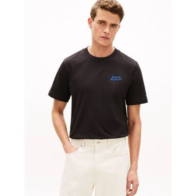 Tommy Hilfiger T-shirt PALM PHOTO Regular Fit czarny M Tommy Hilfiger T-shirt PALM PHOTO Regular Fit czarny M