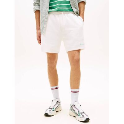 Tommy Jeans Szorty Regular Fit ecru L Tommy Jeans Szorty Regular Fit ecru L