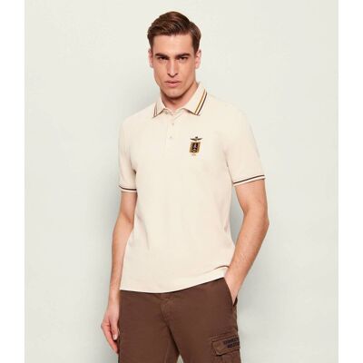 Aeronautica Militare Polo Slim Fit beżowy XXL Aeronautica Militare Polo Slim Fit beżowy XXL