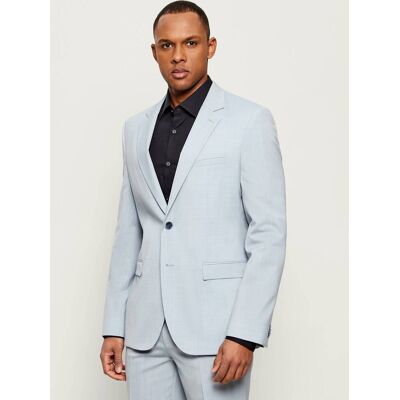 HUGO Wełniana marynarka Arti253X Extra slim fit niebieski 52 HUGO Wełniana marynarka Arti253X Extra slim fit niebieski 52