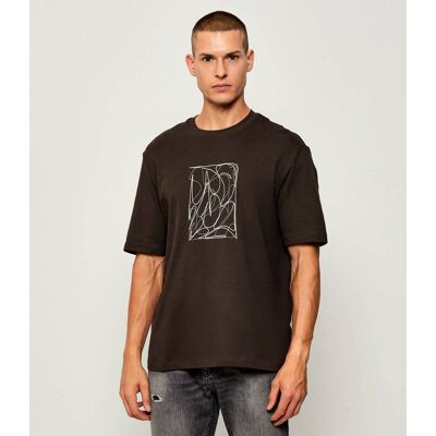 Giorgio Armani Exchange T-shirt Regular Fit brązowy XXL Giorgio Armani Exchange T-shirt Regular Fit brązowy XXL