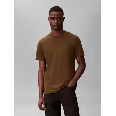 Calvin Klein T-shirt Classic fit pima khaki XXL Calvin Klein T-shirt Classic fit pima khaki XXL