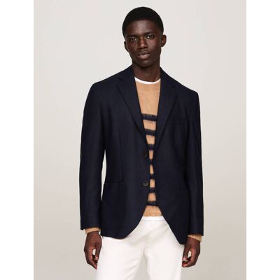 Tommy Hilfiger Wełniana marynarka Slim Fit granatowy 54 Tommy Hilfiger Wełniana marynarka Slim Fit granatowy 54