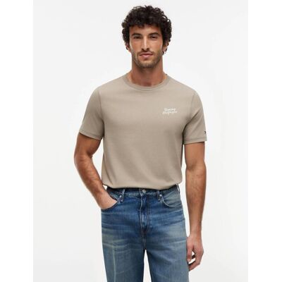 Tommy Hilfiger T-shirt PALM PHOTO Regular Fit beżowy XL Tommy Hilfiger T-shirt PALM PHOTO Regular Fit beżowy XL