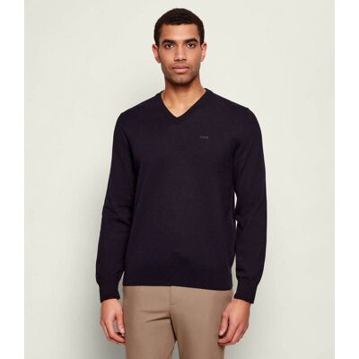Boss BLACK Sweter Upacello-L Regular Fit granatowy S Boss BLACK Sweter Upacello-L Regular Fit granatowy S