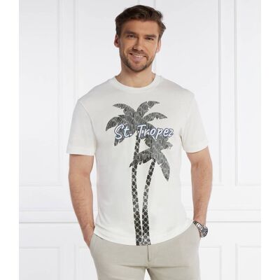Joop! T-shirt Bardo Modern fit biały L Joop! T-shirt Bardo Modern fit biały L