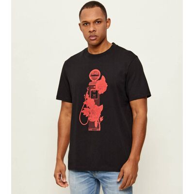 HUGO T-shirt Dikerd Relaxed fit czarny L HUGO T-shirt Dikerd Relaxed fit czarny L