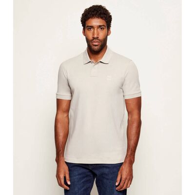 Boss ORANGE Polo Passenger Slim Fit stretch beżowy M Boss ORANGE Polo Passenger Slim Fit stretch beżowy M