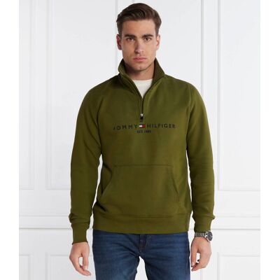 Tommy Hilfiger Bluza Regular Fit oliwkowy S Tommy Hilfiger Bluza Regular Fit oliwkowy S