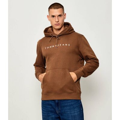 Tommy Jeans Bluza Regular Fit brązowy S Tommy Jeans Bluza Regular Fit brązowy S