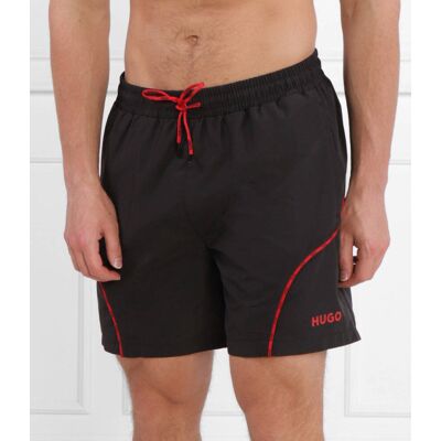 Hugo Bodywear Szorty kąpielowe RACE Regular Fit czarny S Hugo Bodywear Szorty kąpielowe RACE Regular Fit czarny S