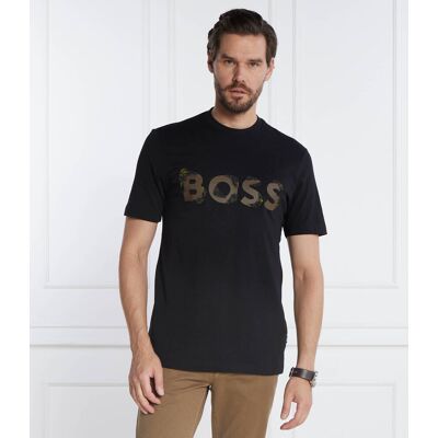 Boss BLACK T-shirt Tiburt 421 Regular Fit czarny L Boss BLACK T-shirt Tiburt 421 Regular Fit czarny L