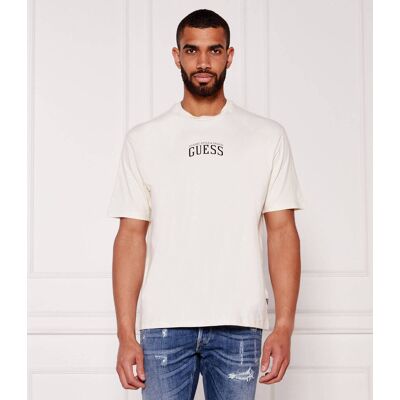 Guess T-shirt MIRROR Classic fit ecru M Guess T-shirt MIRROR Classic fit ecru M
