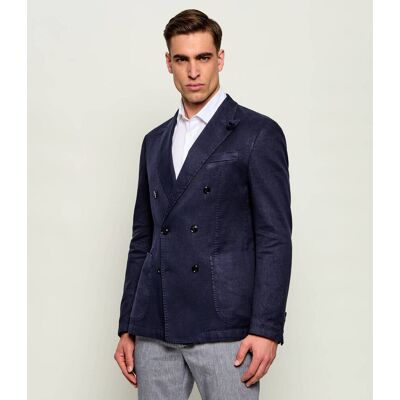 Joop! Marynarka Heazy Slim Fit z dodatkiem lnu granatowy 48 Joop! Marynarka Heazy Slim Fit z dodatkiem lnu granatowy 48