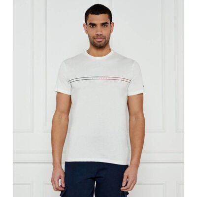 Tommy Jeans T-shirt Slim Fit biały L Tommy Jeans T-shirt Slim Fit biały L