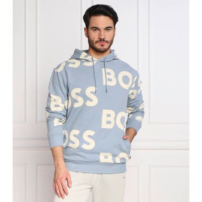 Boss ORANGE Bluza Wecool Regular Fit niebieski XL Boss ORANGE Bluza Wecool Regular Fit niebieski XL