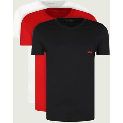Hugo Bodywear T-shirt 3-pack VN Regular Fit czerwony L Hugo Bodywear T-shirt 3-pack VN Regular Fit czerwony L