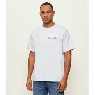 Calvin Klein Jeans T-shirt Relaxed fit błękitny L Calvin Klein Jeans T-shirt Relaxed fit błękitny L