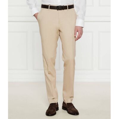Boss BLACK Spodnie H-Genius-252 Slim Fit beżowy 50 Boss BLACK Spodnie H-Genius-252 Slim Fit beżowy 50