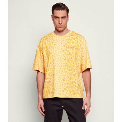 Just Cavalli T-shirt Relaxed fit żółty L Just Cavalli T-shirt Relaxed fit żółty L
