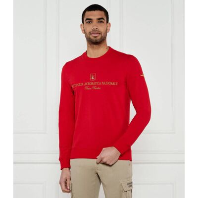 Aeronautica Militare Bluza Regular Fit czerwony L Aeronautica Militare Bluza Regular Fit czerwony L