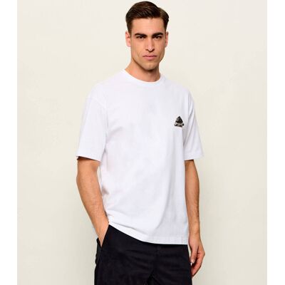 Boss ORANGE T-shirt Te_Frame Loose fit biały XXXL Boss ORANGE T-shirt Te_Frame Loose fit biały XXXL