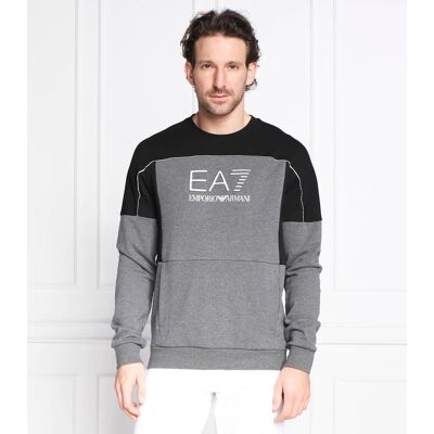 EA7 Bluza Regular Fit szary M EA7 Bluza Regular Fit szary M