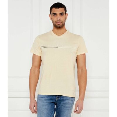 Tommy Jeans T-shirt Slim Fit kremowy XL Tommy Jeans T-shirt Slim Fit kremowy XL