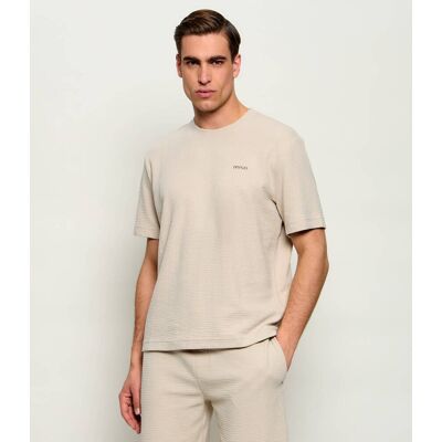 Hugo Bodywear T-shirt Austin Regular Fit beżowy S Hugo Bodywear T-shirt Austin Regular Fit beżowy S