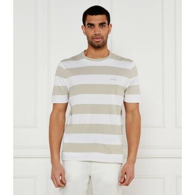Boss ORANGE T-shirt TalesStripe Relaxed fit beżowy S Boss ORANGE T-shirt TalesStripe Relaxed fit beżowy S