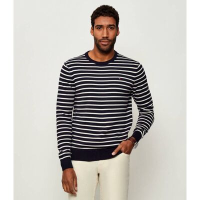 Tommy Hilfiger Sweter ESSENTIAL Regular Fit granatowy M Tommy Hilfiger Sweter ESSENTIAL Regular Fit granatowy M