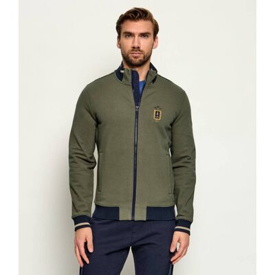 Aeronautica Militare Bluza Regular Fit zielony XXXL Aeronautica Militare Bluza Regular Fit zielony XXXL