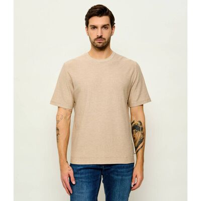 Bogner T-shirt HORTON Regular Fit z dodatkiem jedwabiu i kaszmiru beżowy XL Bogner T-shirt HORTON Regular Fit z dodatkiem jedwabiu i kaszmiru beżowy XL