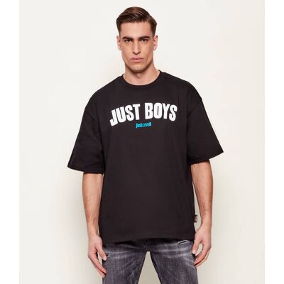 Just Cavalli T-shirt Loose fit czarny XL Just Cavalli T-shirt Loose fit czarny XL