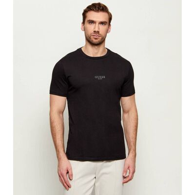Guess T-shirt AIDY Slim Fit czarny XXL Guess T-shirt AIDY Slim Fit czarny XXL