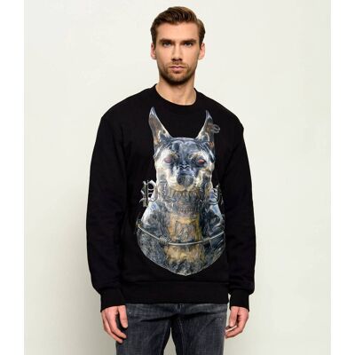 Philipp Plein Bluza Regular Fit czarny L Philipp Plein Bluza Regular Fit czarny L