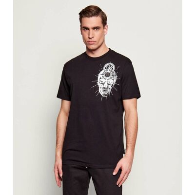 Philipp Plein T-shirt Skull Tattoo Regular Fit czarny XXL Philipp Plein T-shirt Skull Tattoo Regular Fit czarny XXL