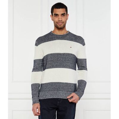 Tommy Hilfiger Sweter ROLLINO Regular Fit granatowy XL Tommy Hilfiger Sweter ROLLINO Regular Fit granatowy XL